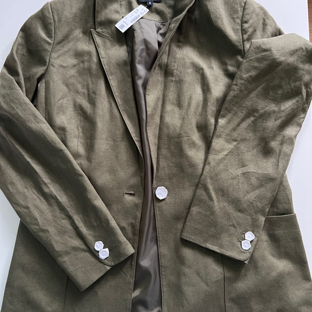 Reitmans Khaki Blazer Women - M